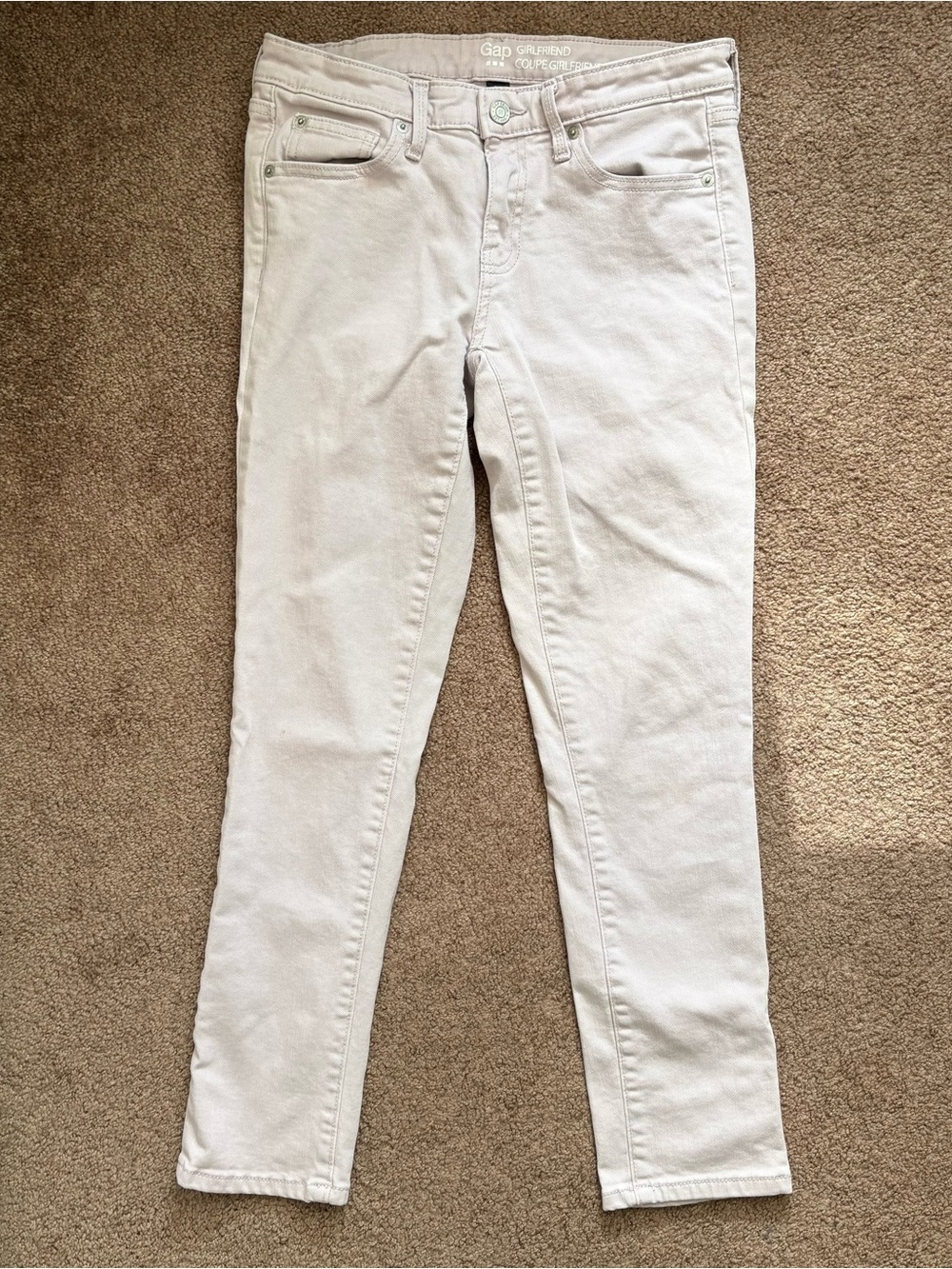Gap Girlfriend Pink Skinny Jeans size 2R